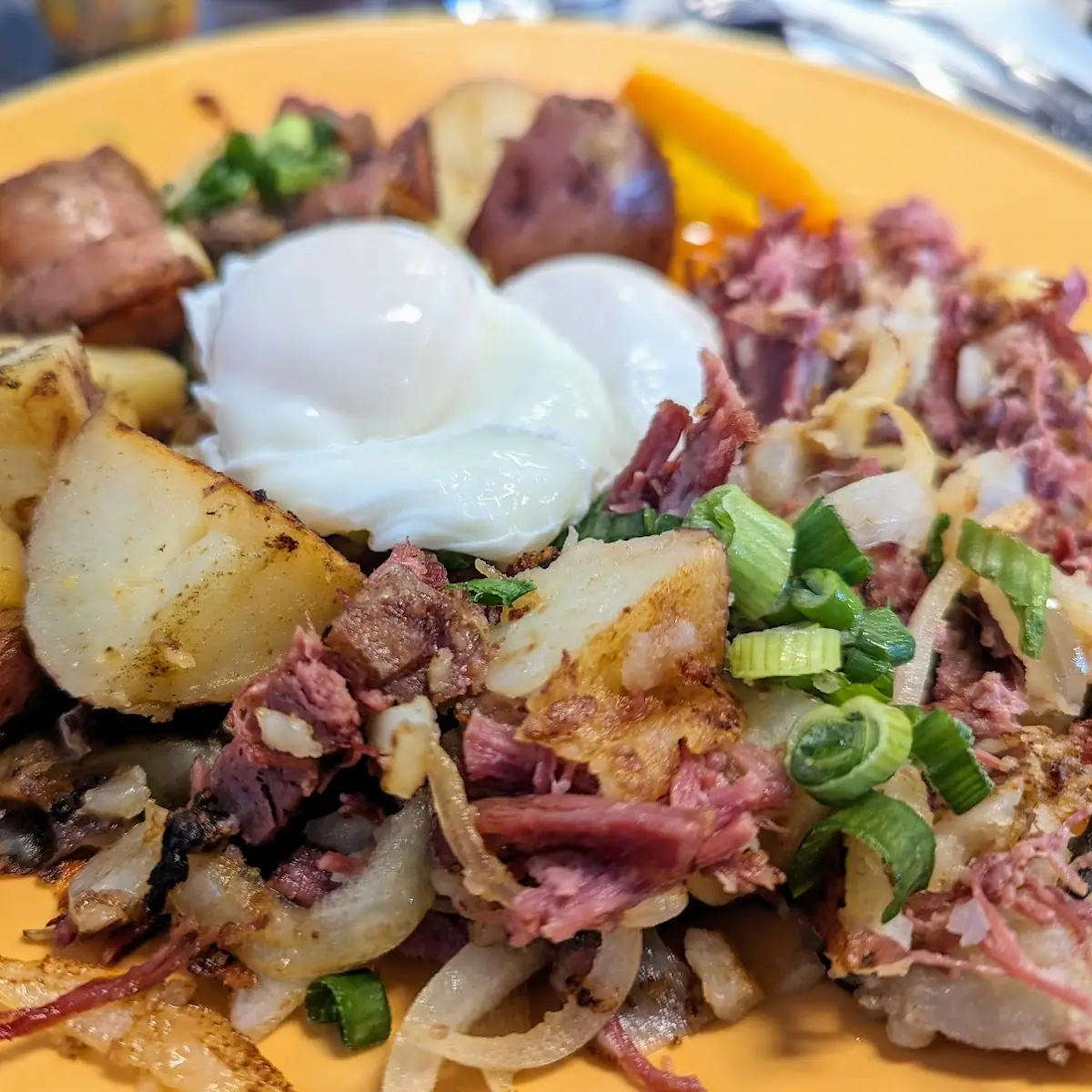 Corned Beef Hash and Eggs
