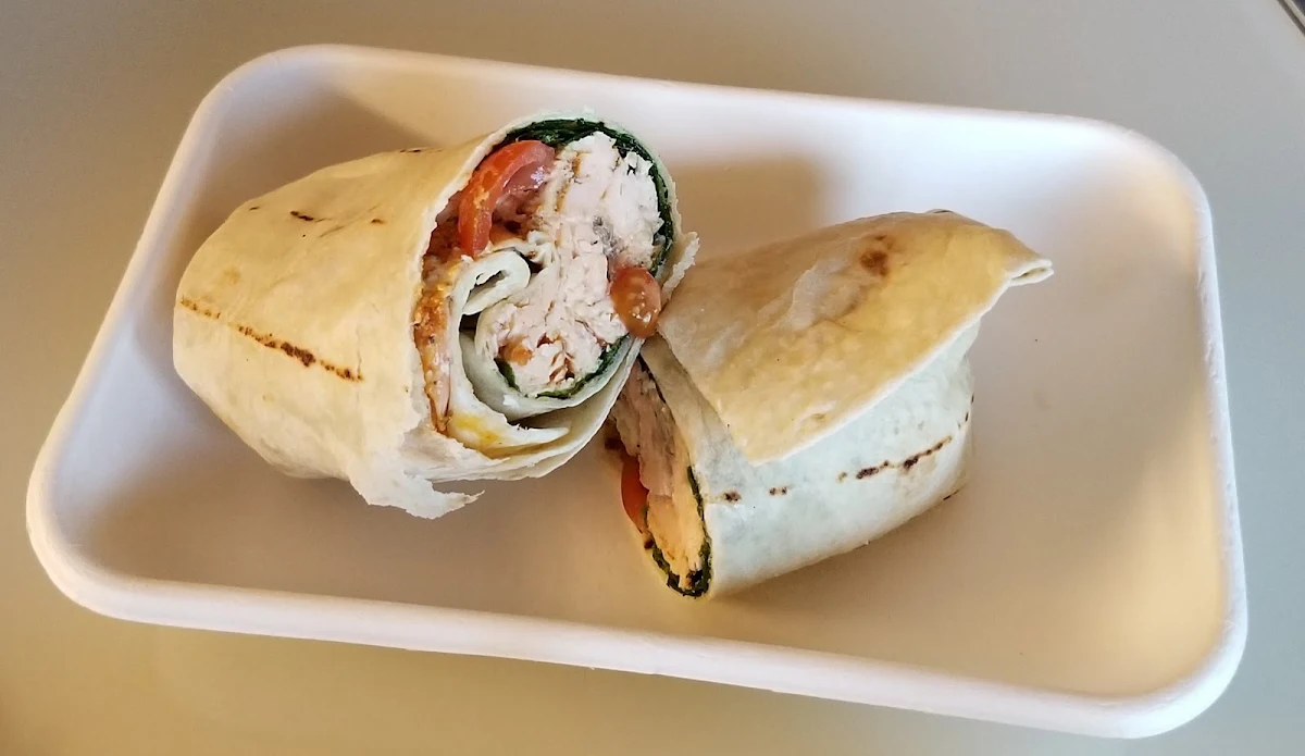 Grilled Vegetable & Hummus Wrap