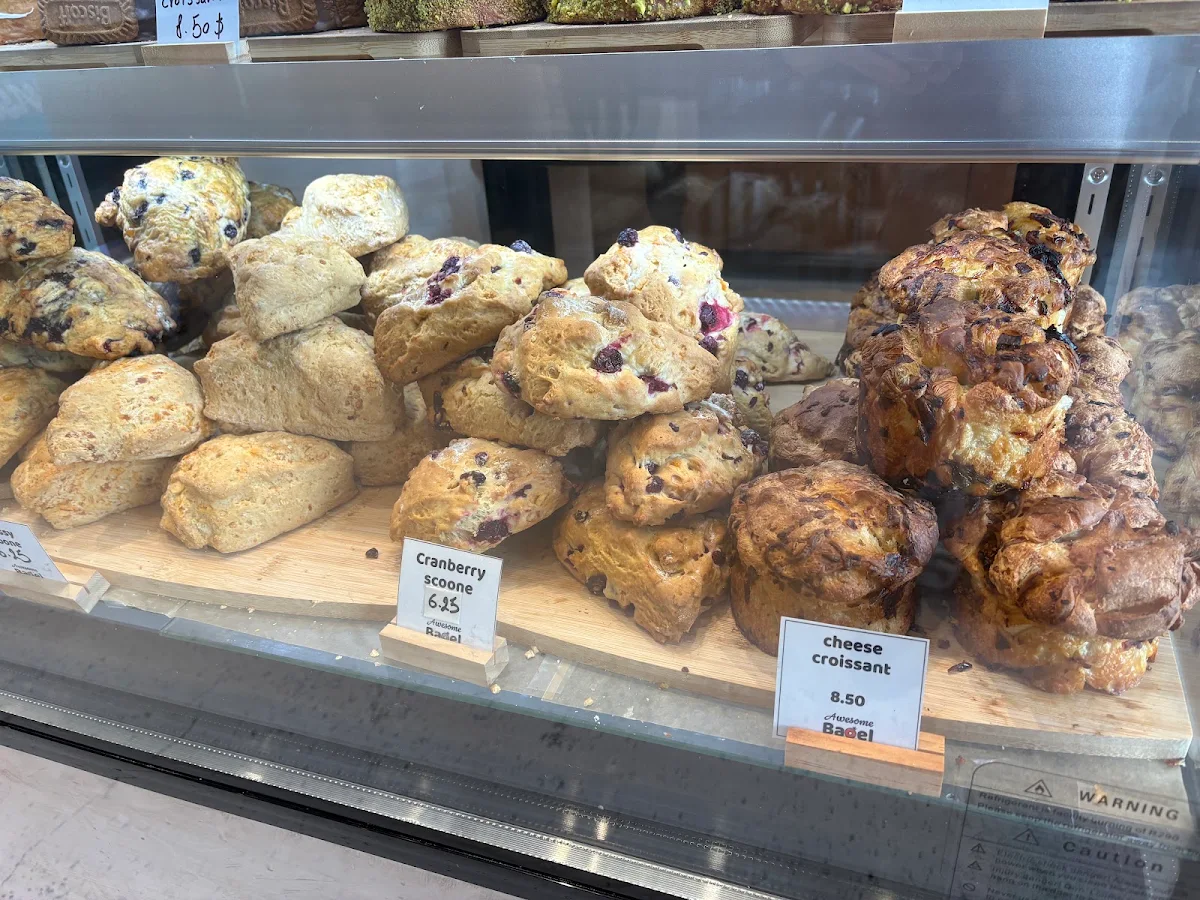 Cranberry Scone, Awesome Bagel & Café