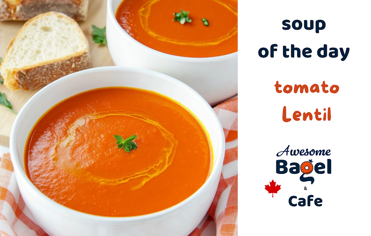 Soup of the Day, Awesome Bagel & Café