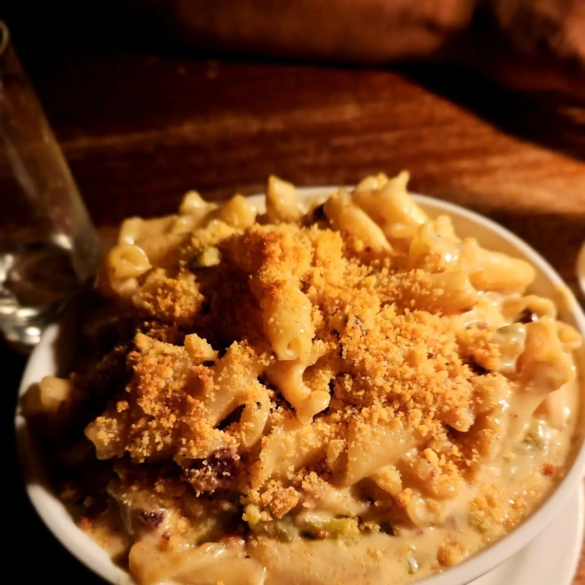 Mac and Cheese with Bacon Jam