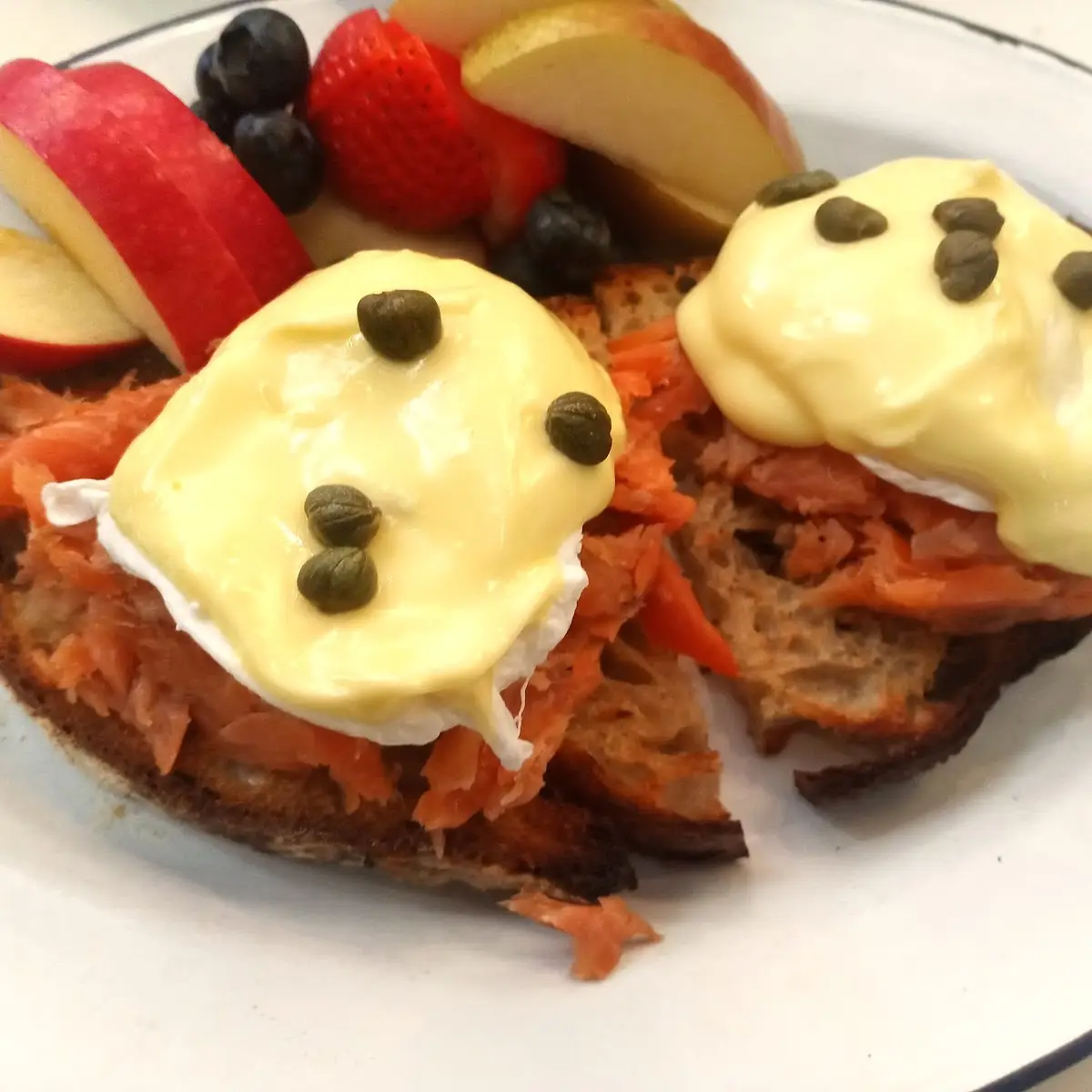 Benedict with Smoked Trout