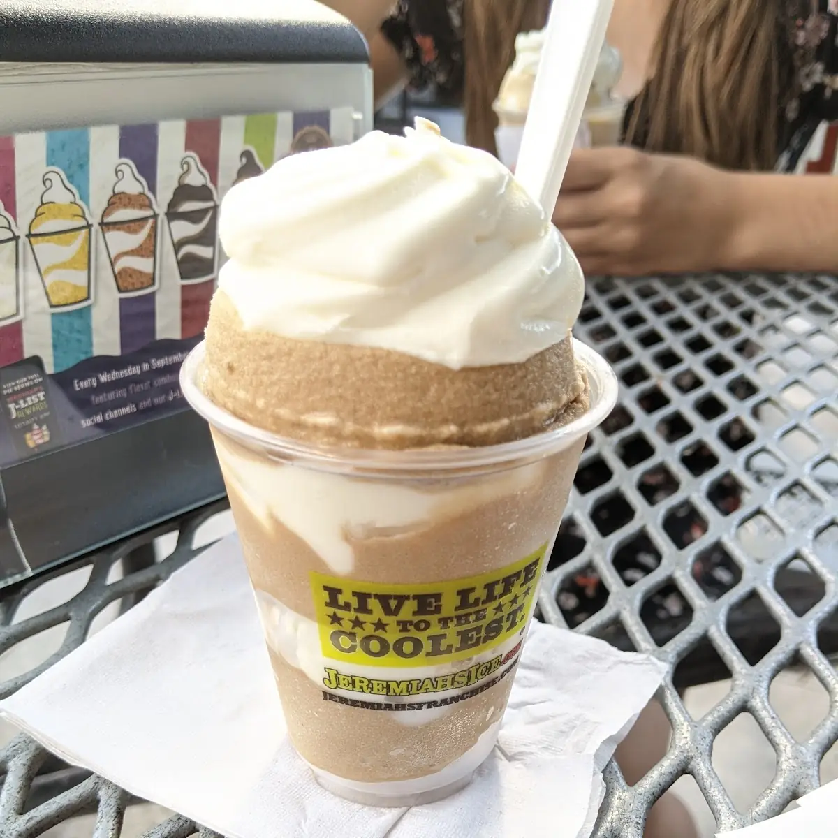Cookie Butter Gelati with Vanilla Ice Cream