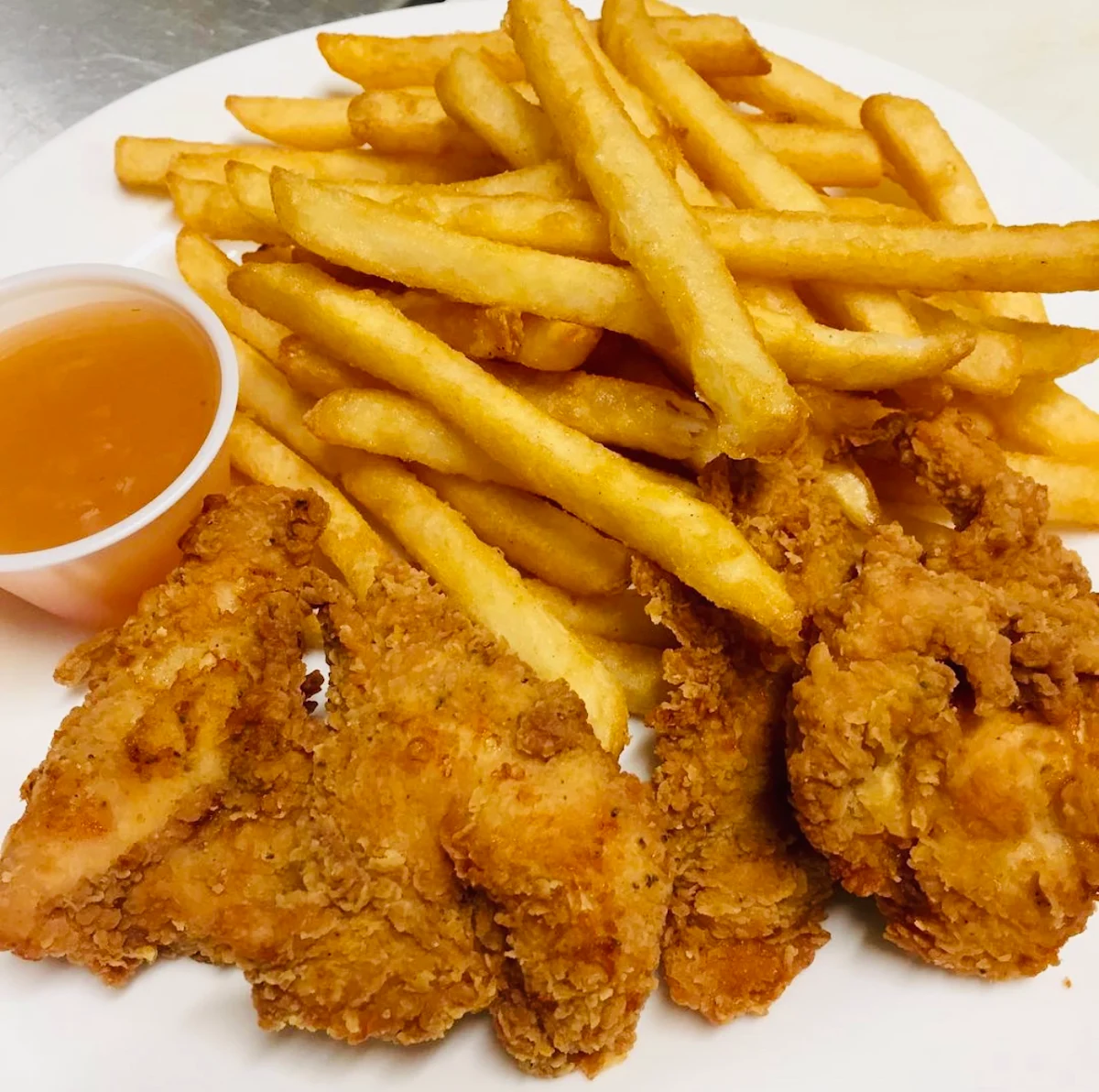Chicken Fingers with Fries, Village Market