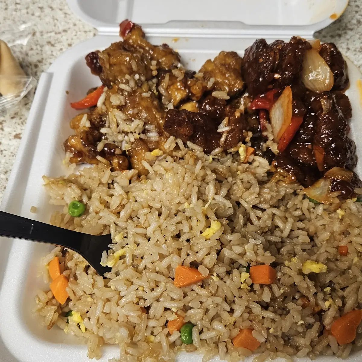 Orange Chicken Beijing Beef