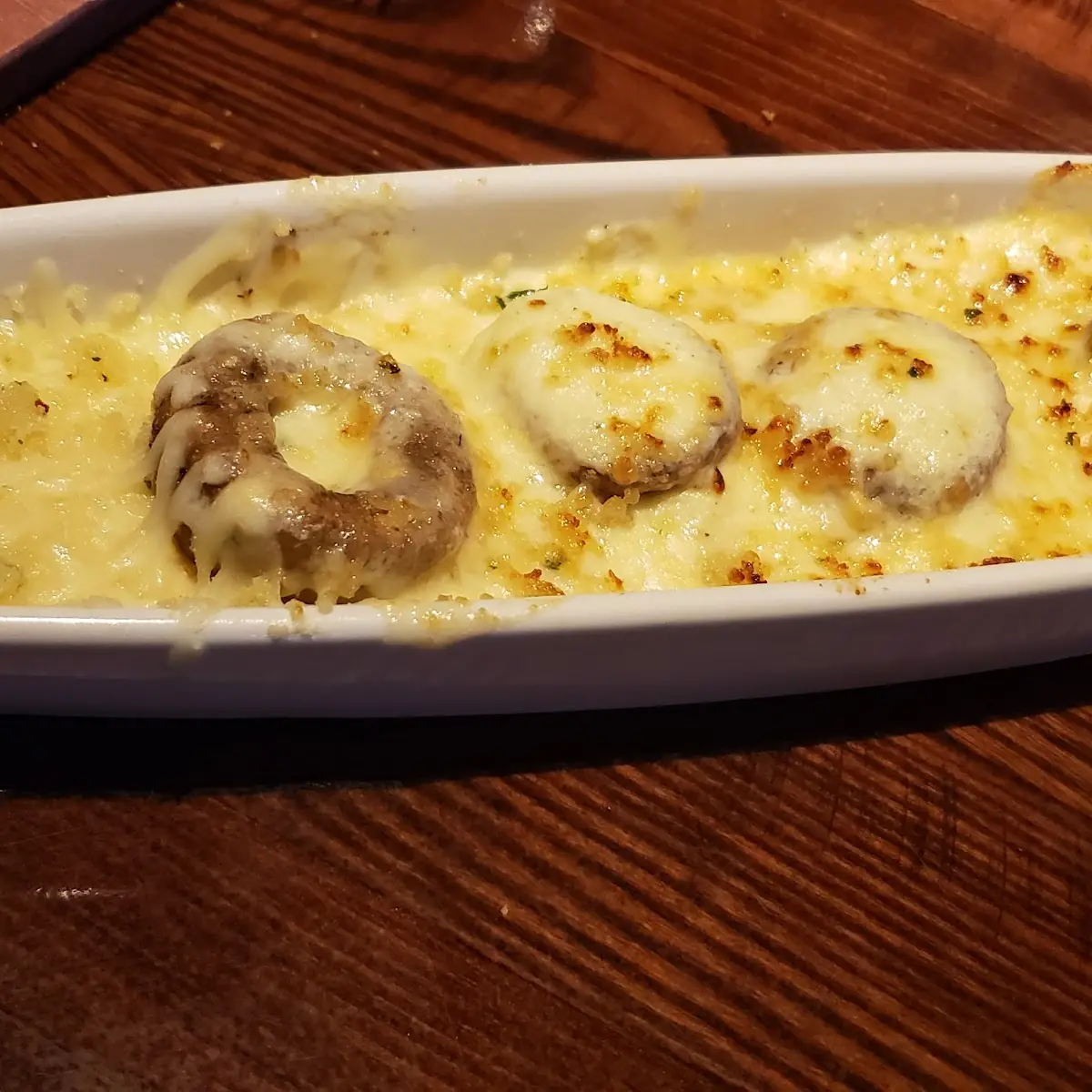 White Cheddar Stuffed Mushrooms