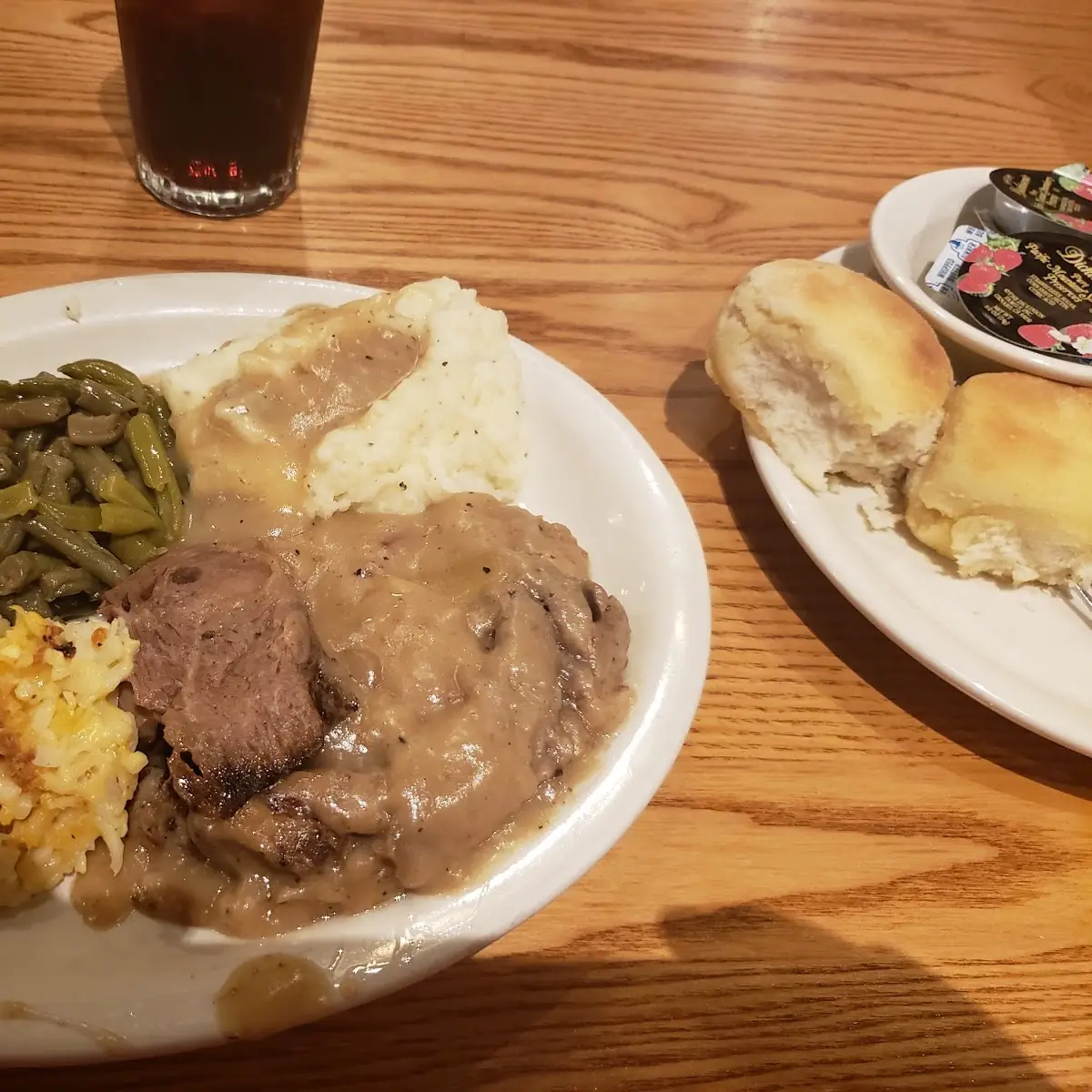 Roast Beef Dinner with Green Beans