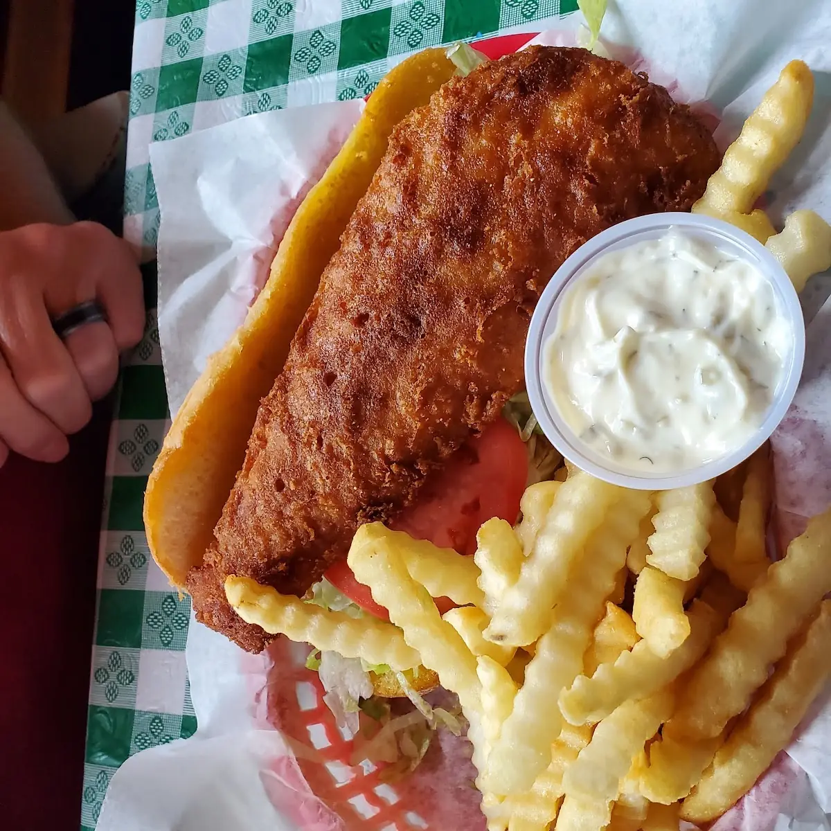 Belly Buster Cod Sandwich