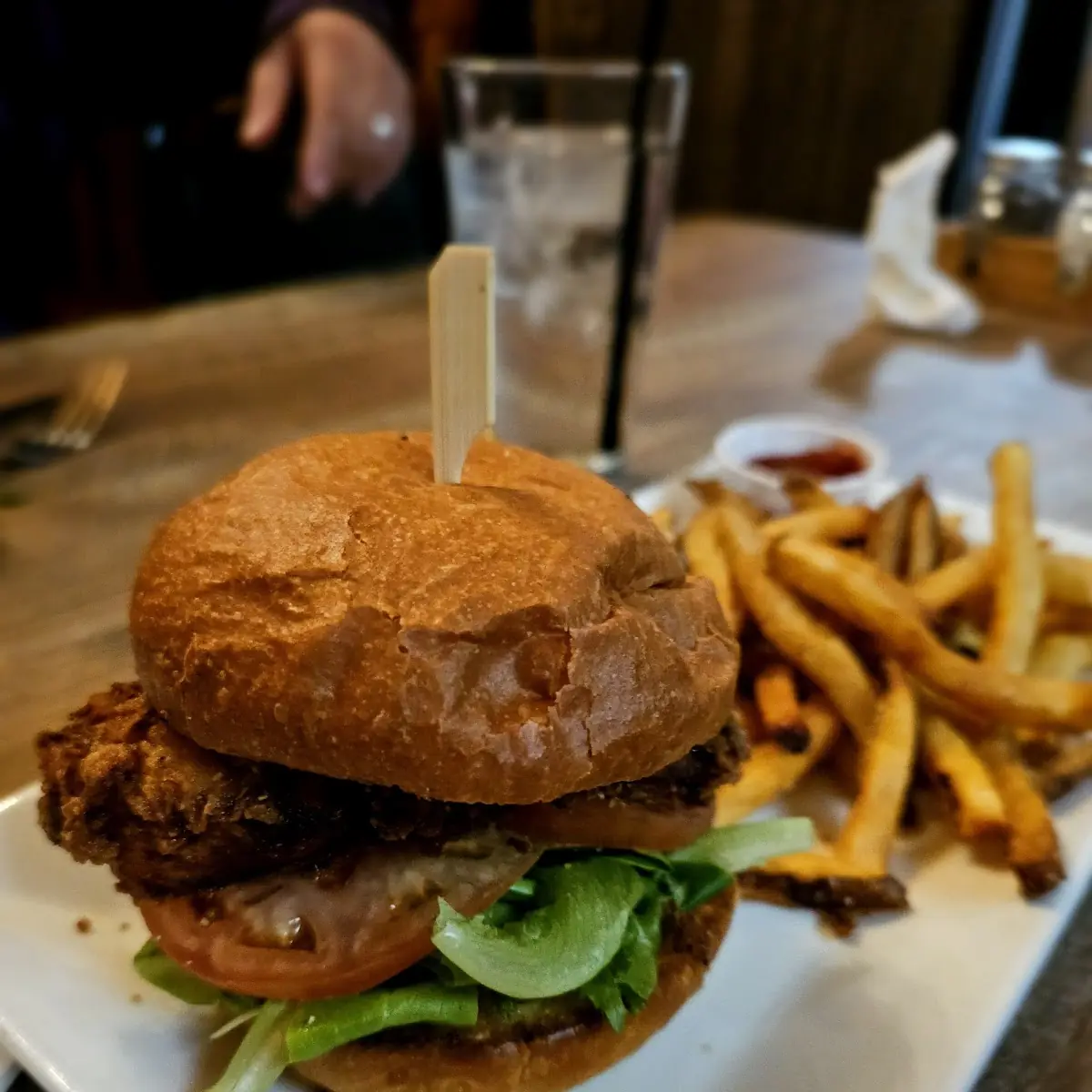 Dixie Chicken Sandwich with Hand Cut Fries