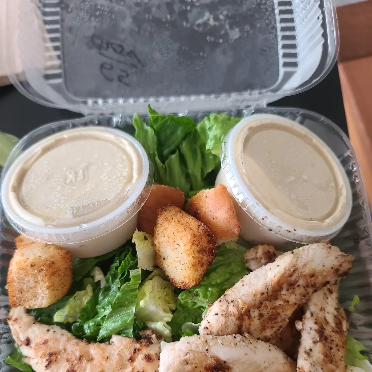 Nina's Chicken Caesar Garlic Knot Sandwich