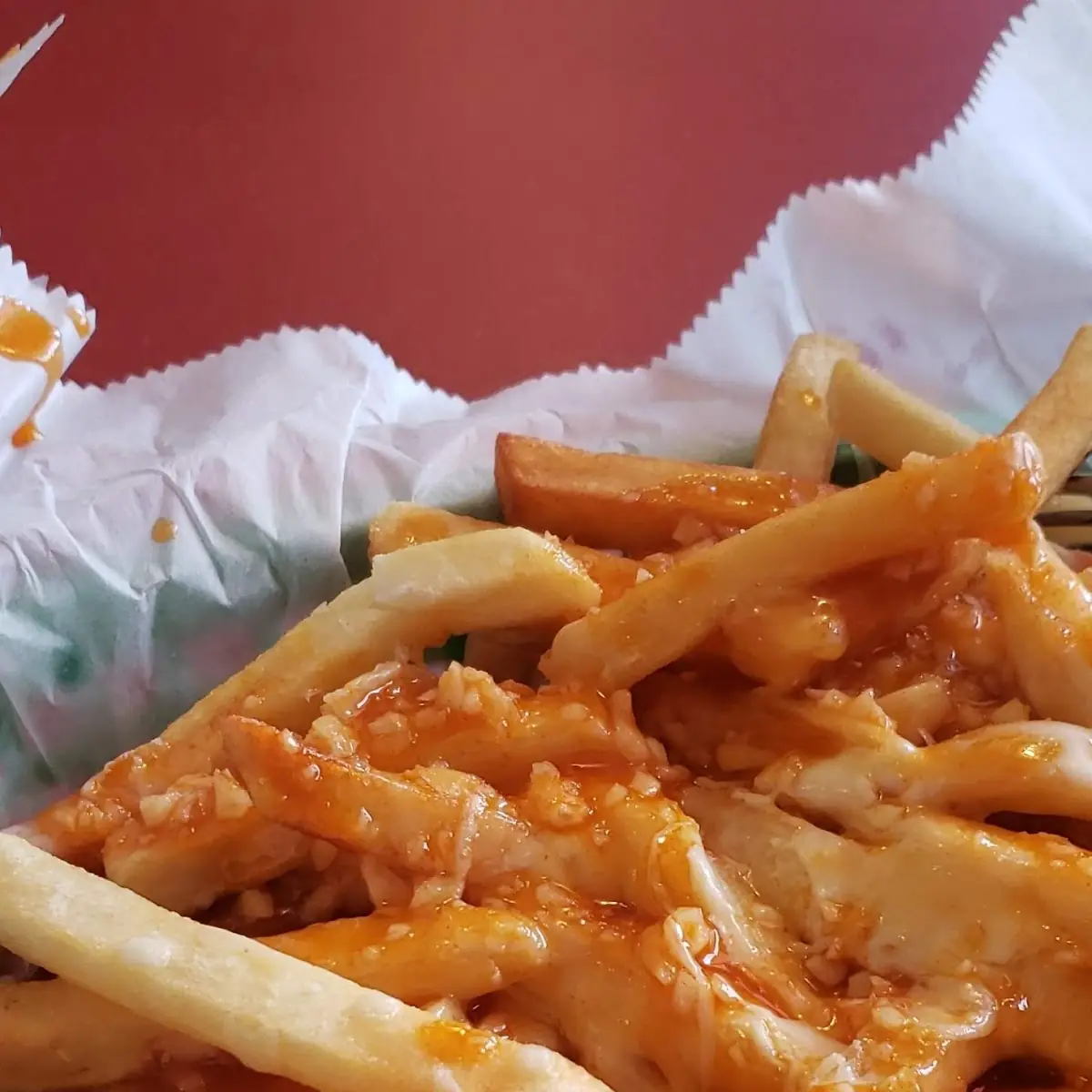 White Garlic Parmesan Fries