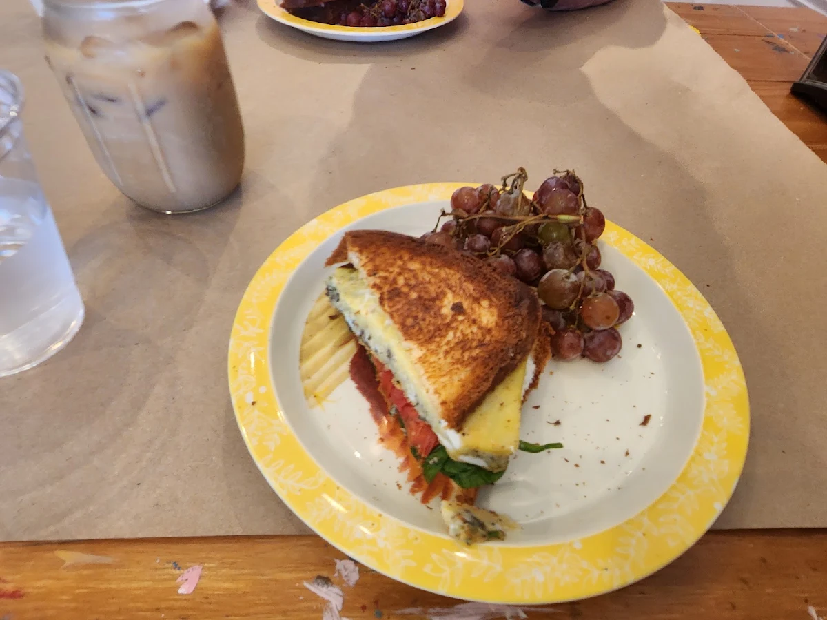 Herbed Frittata & Goat Cheese Panini
