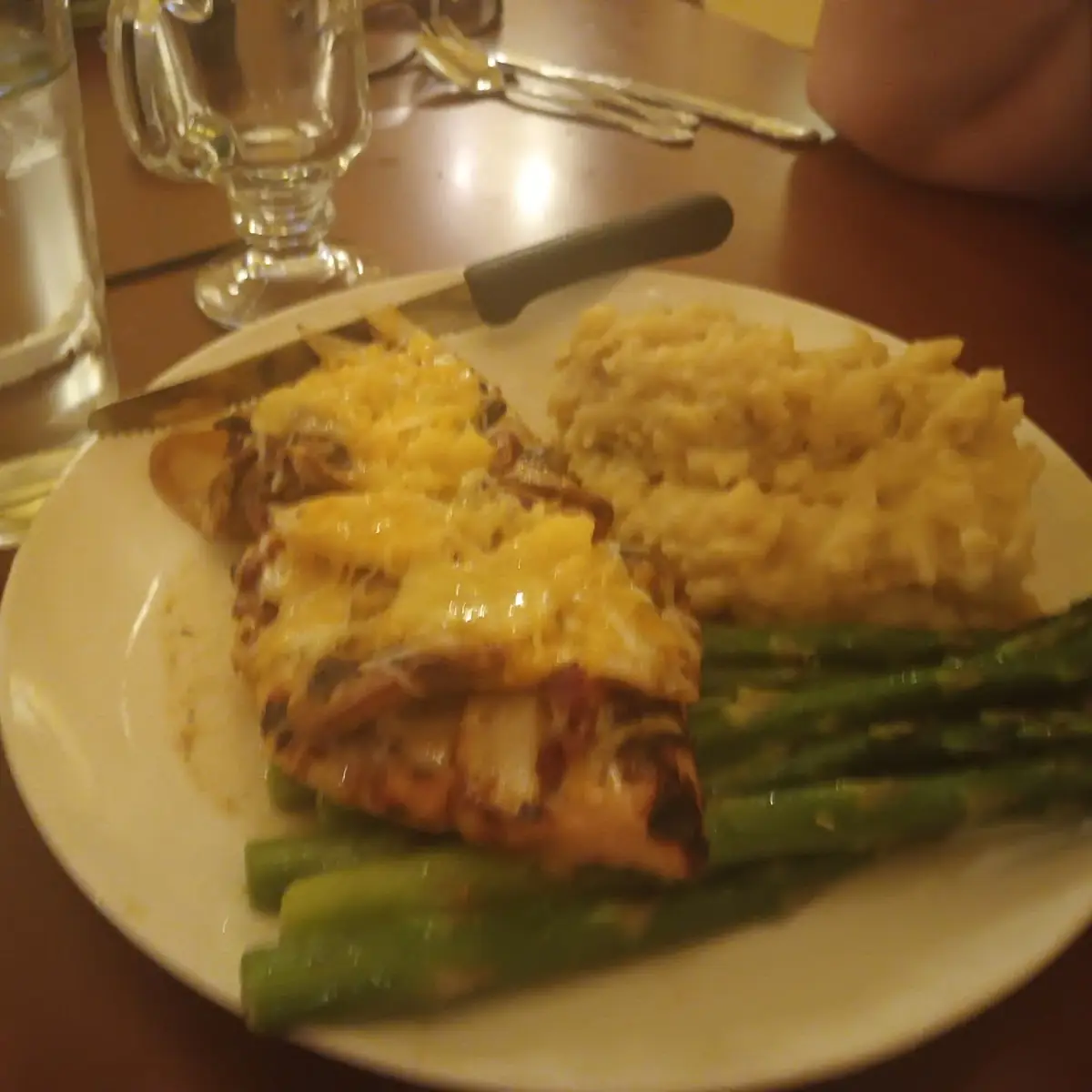Asparagus and Mashed Potatoes