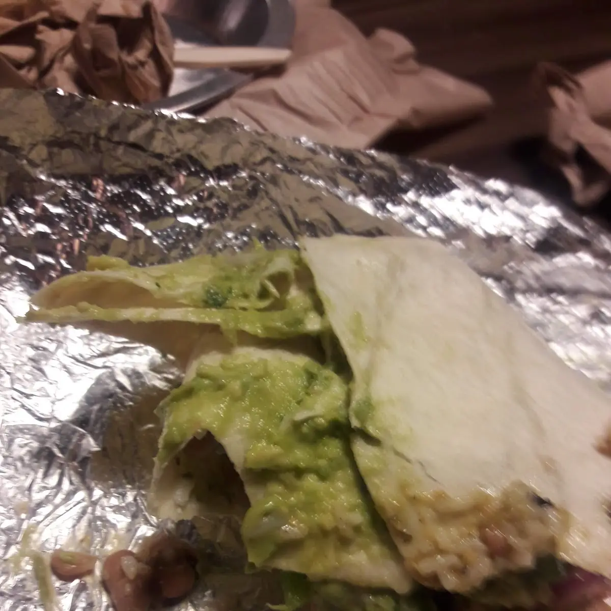 That's How Much Burrito Looked from One End