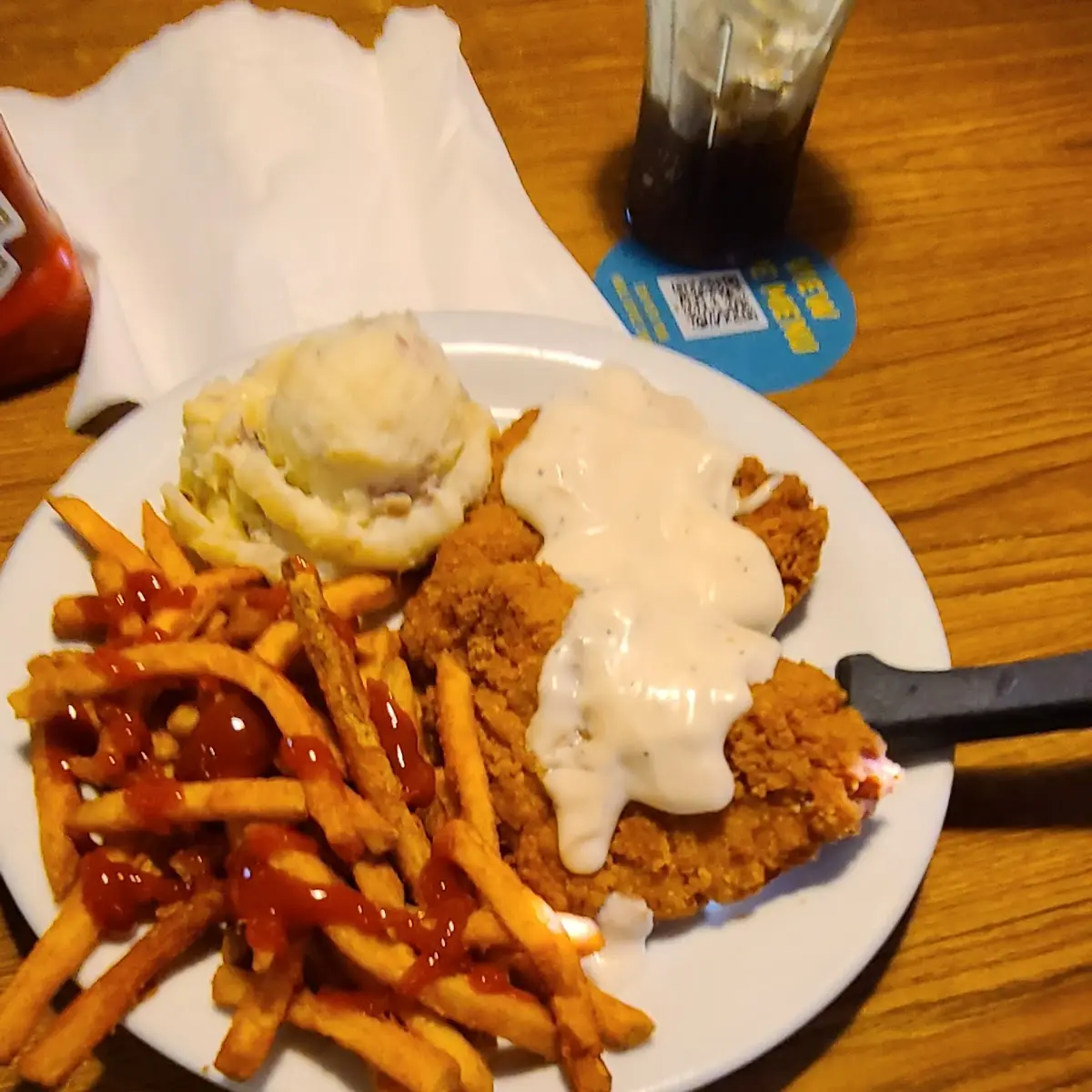 Country Fried Steak & Eggs