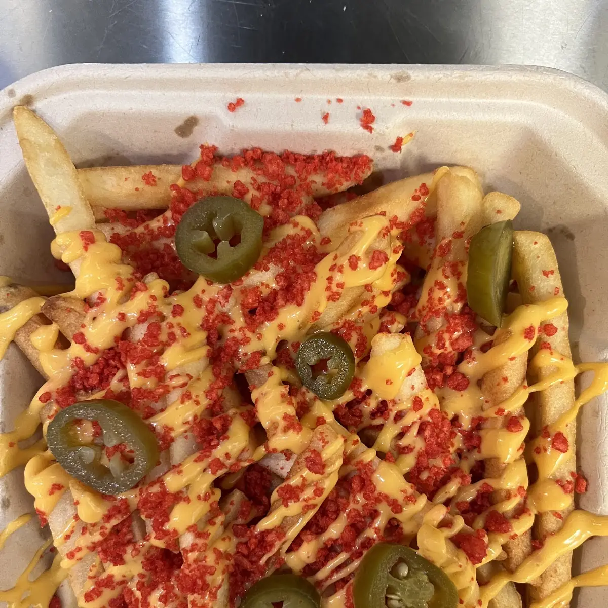 Flamin Hot Cheetos Loaded Fries