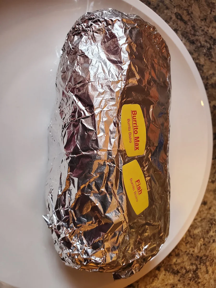 Buffalo Max Baja Fish Burrito