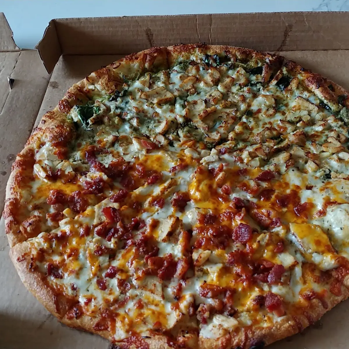 Half Chicken Bacon Ranch Half Chicken Pesto