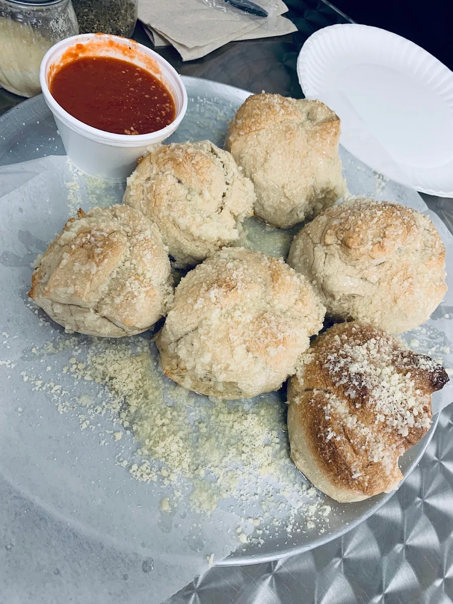 Garlic Parmesan Knots