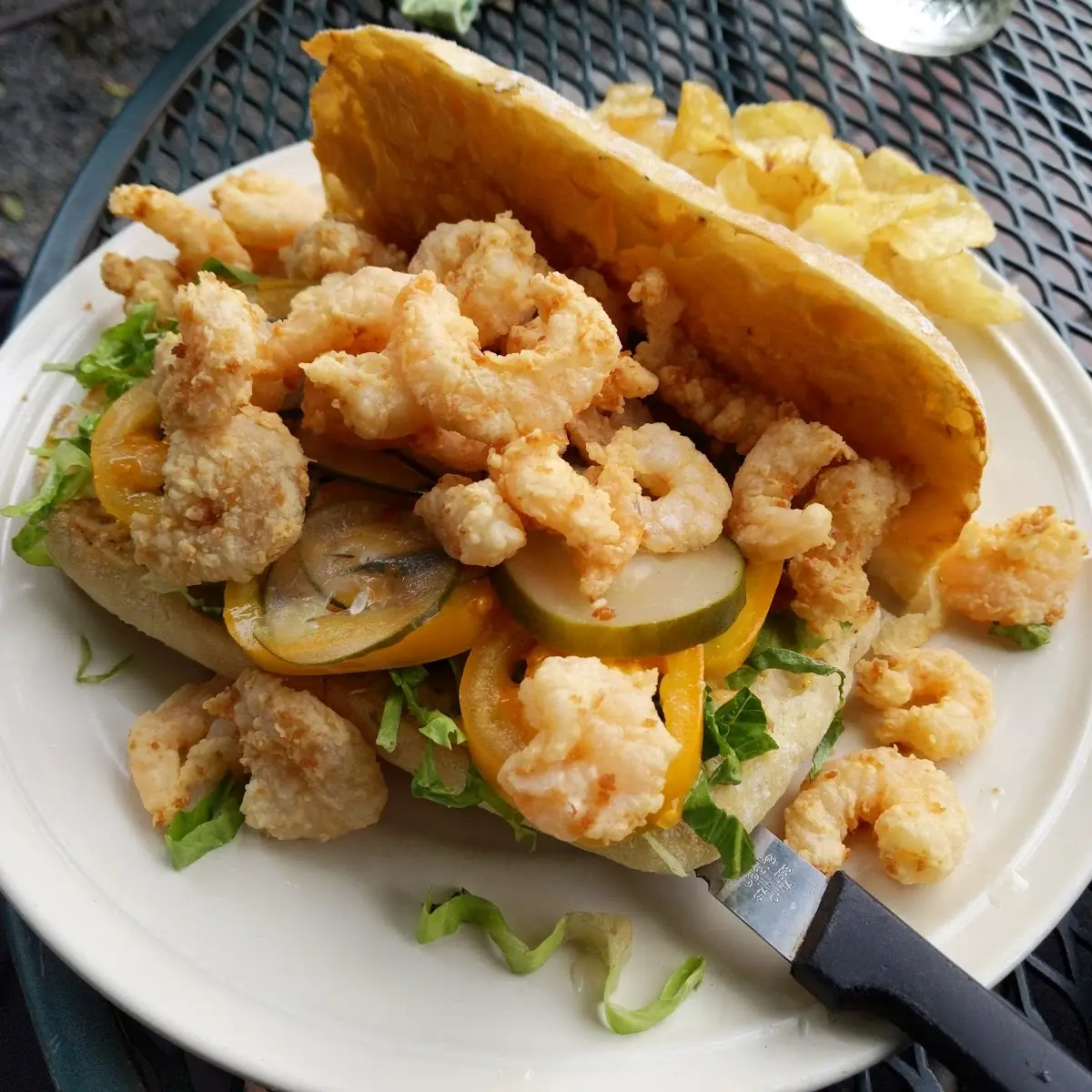 Fried Shrimp Sandwich