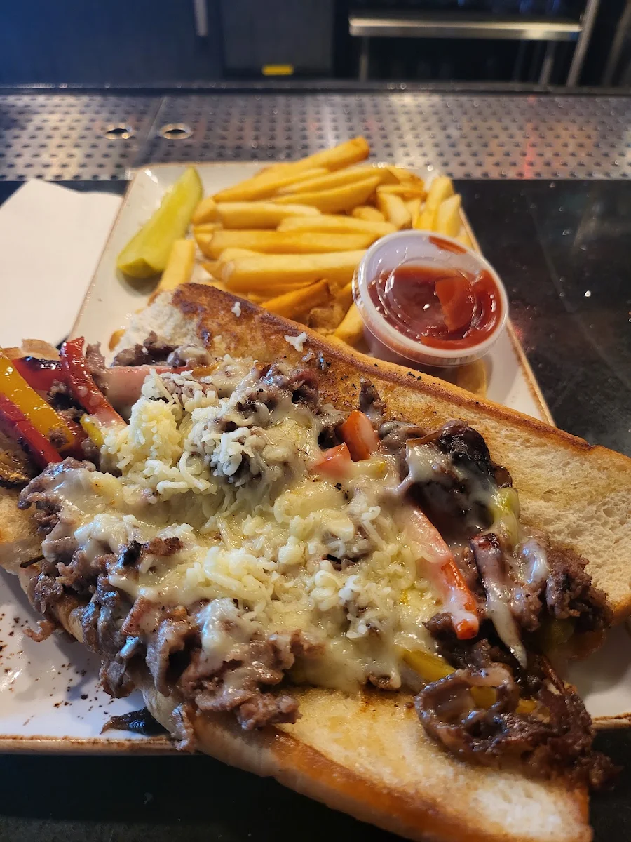 Philly Cheese Steak Sandwich