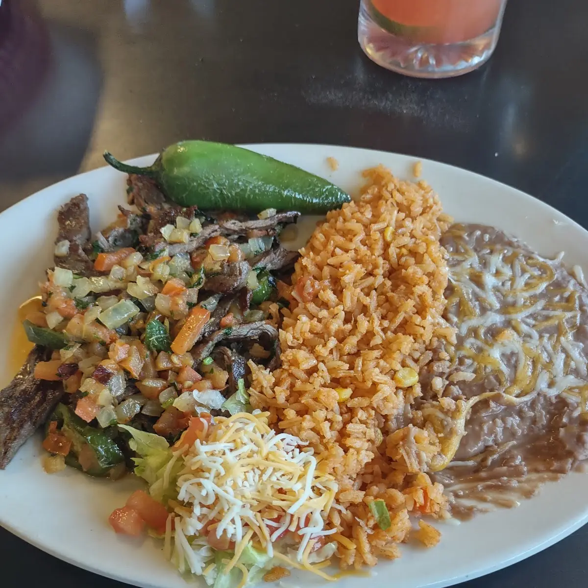 Bistec a La Mexicana