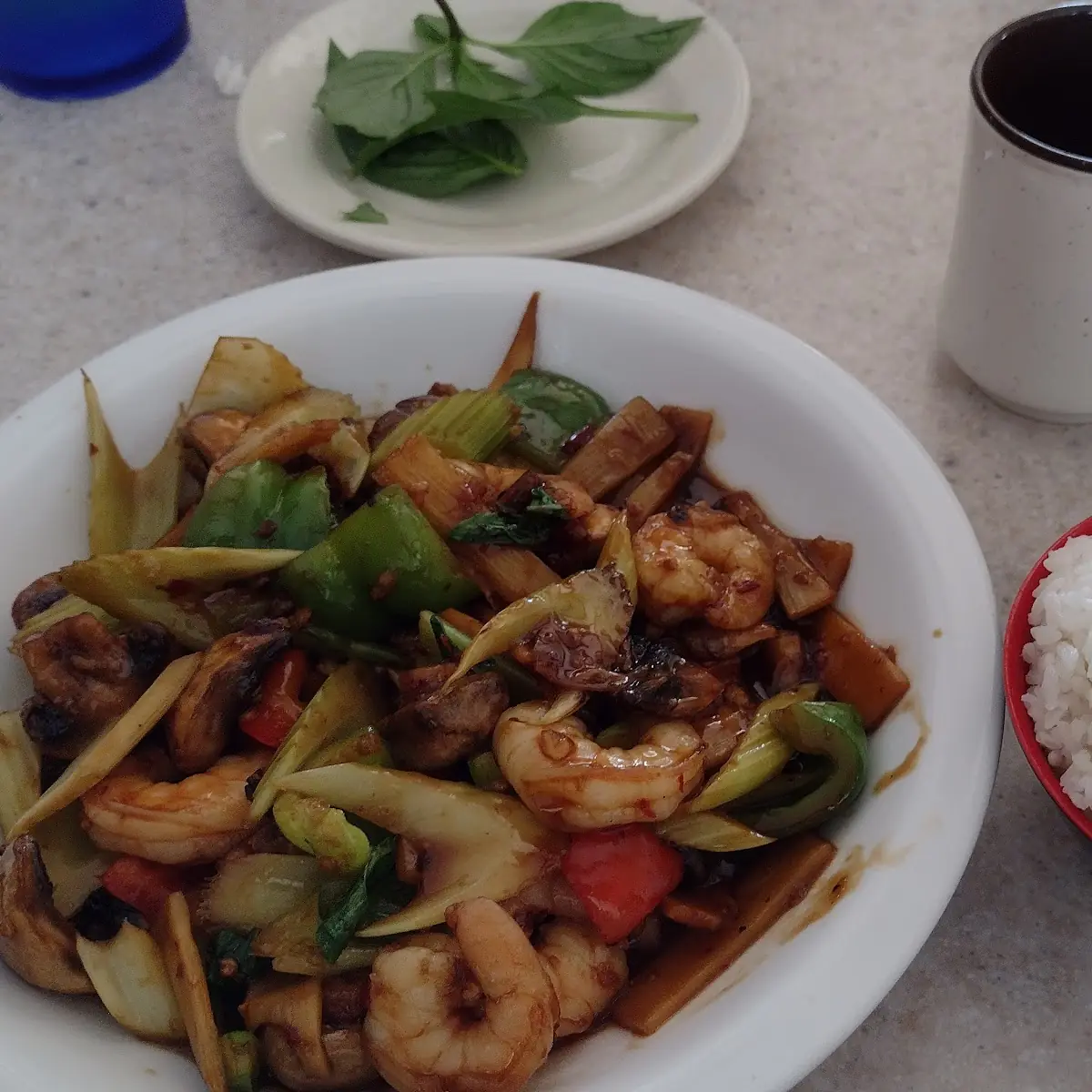 Thai Basil Shrimp
