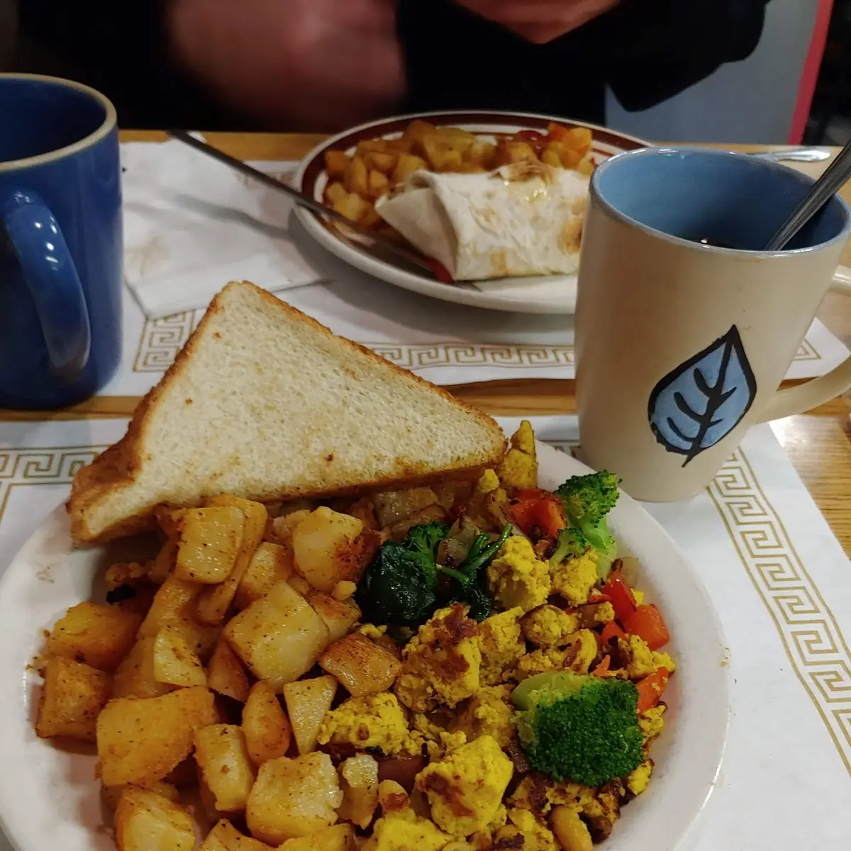 Tofu Scramble with Vegan Cheese