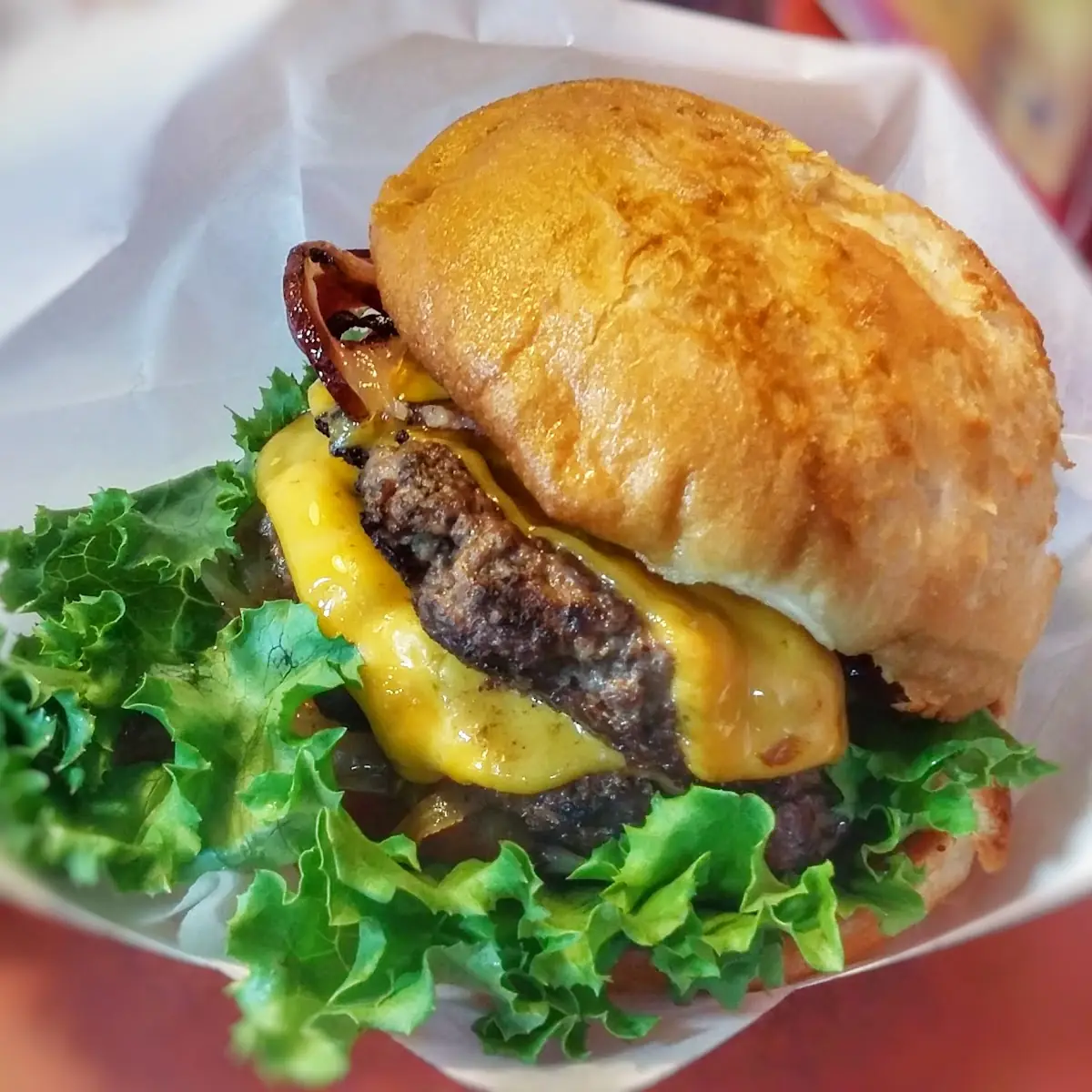 Double Cheeseburger with Bacon