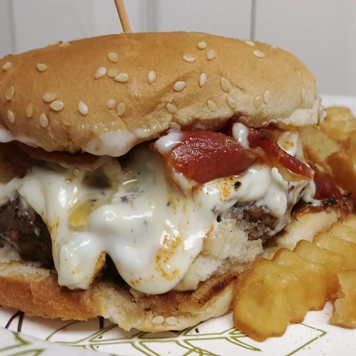 Bacon Cheeseburger with Fries