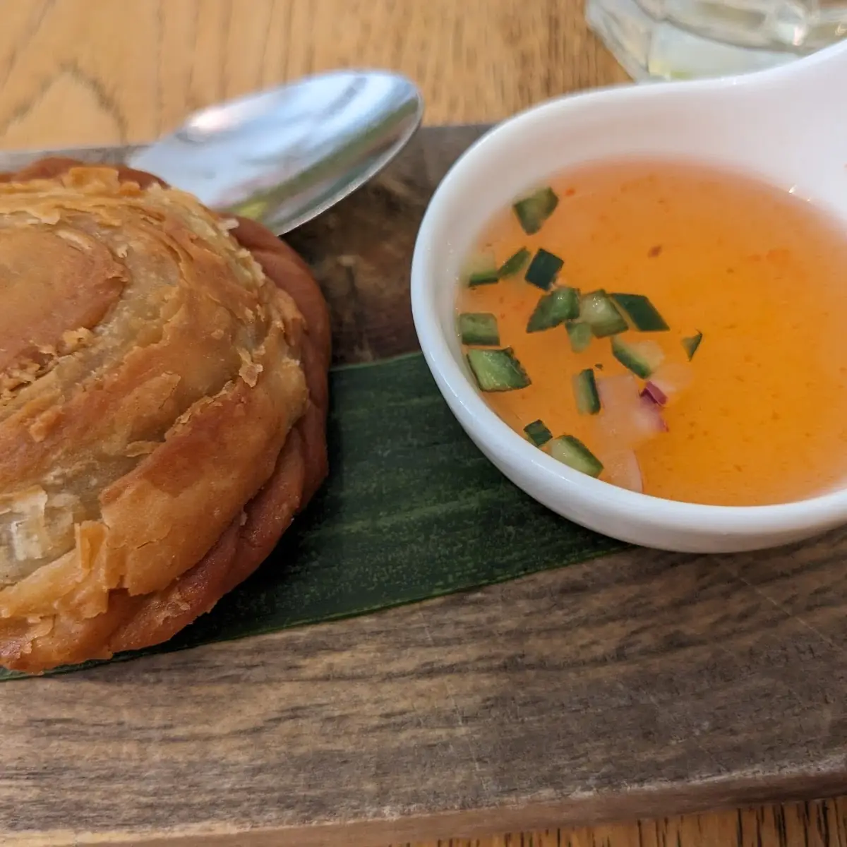 Golden Curry Puffs with Dipping Sauce