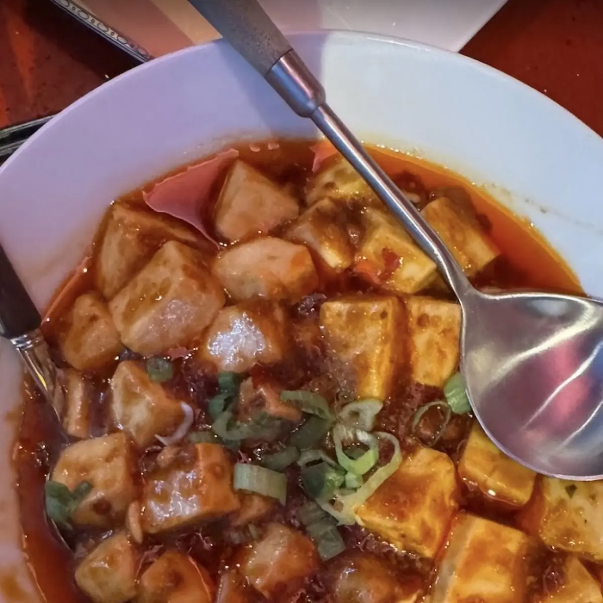 Mapo Tofu with Steamed Rice
