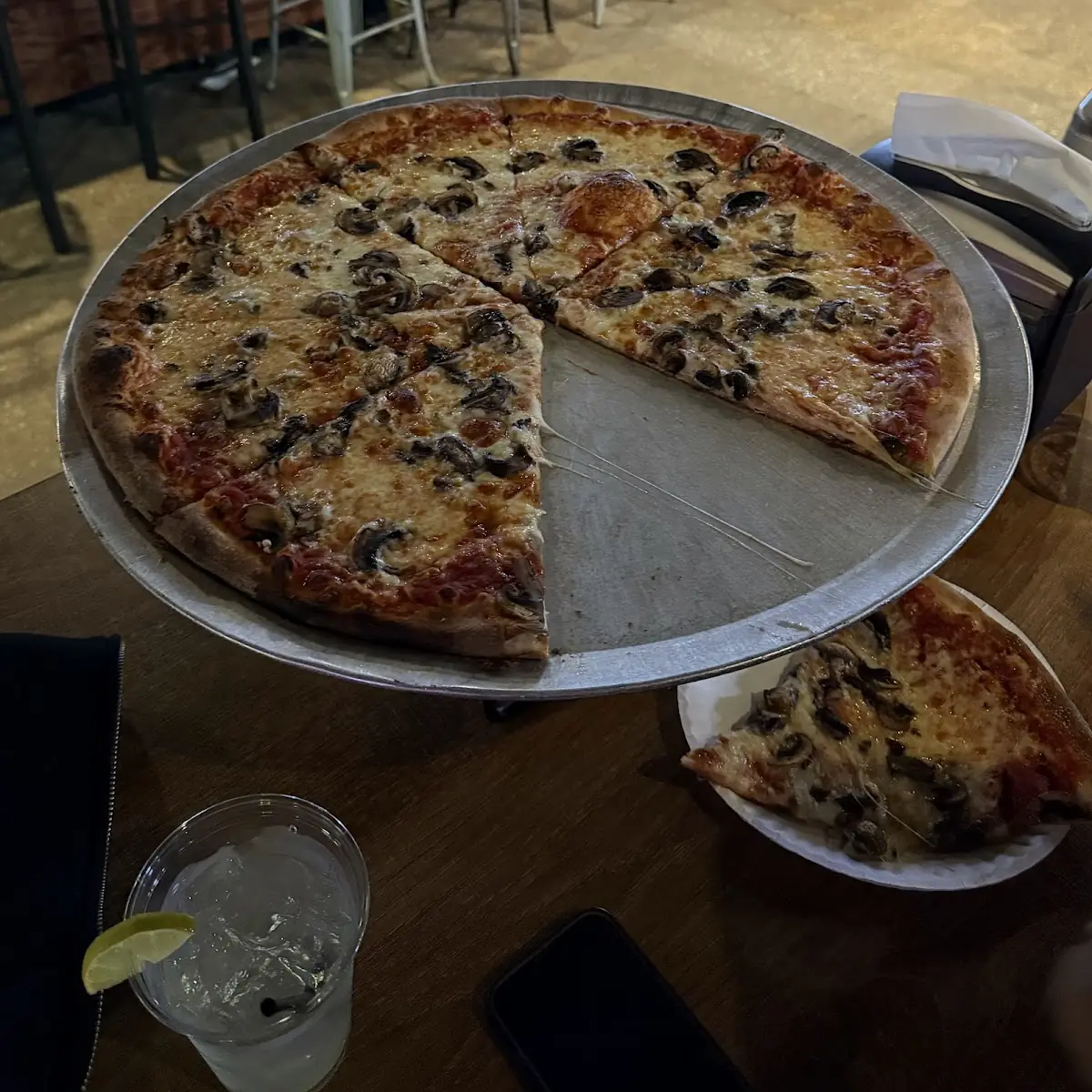 Mushroom Pizza