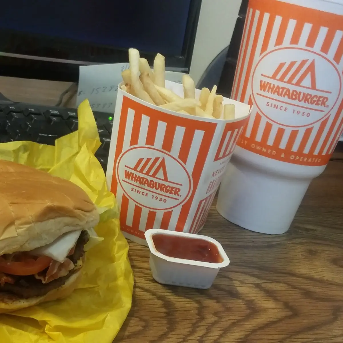 Bacon Cheese Burger Combo