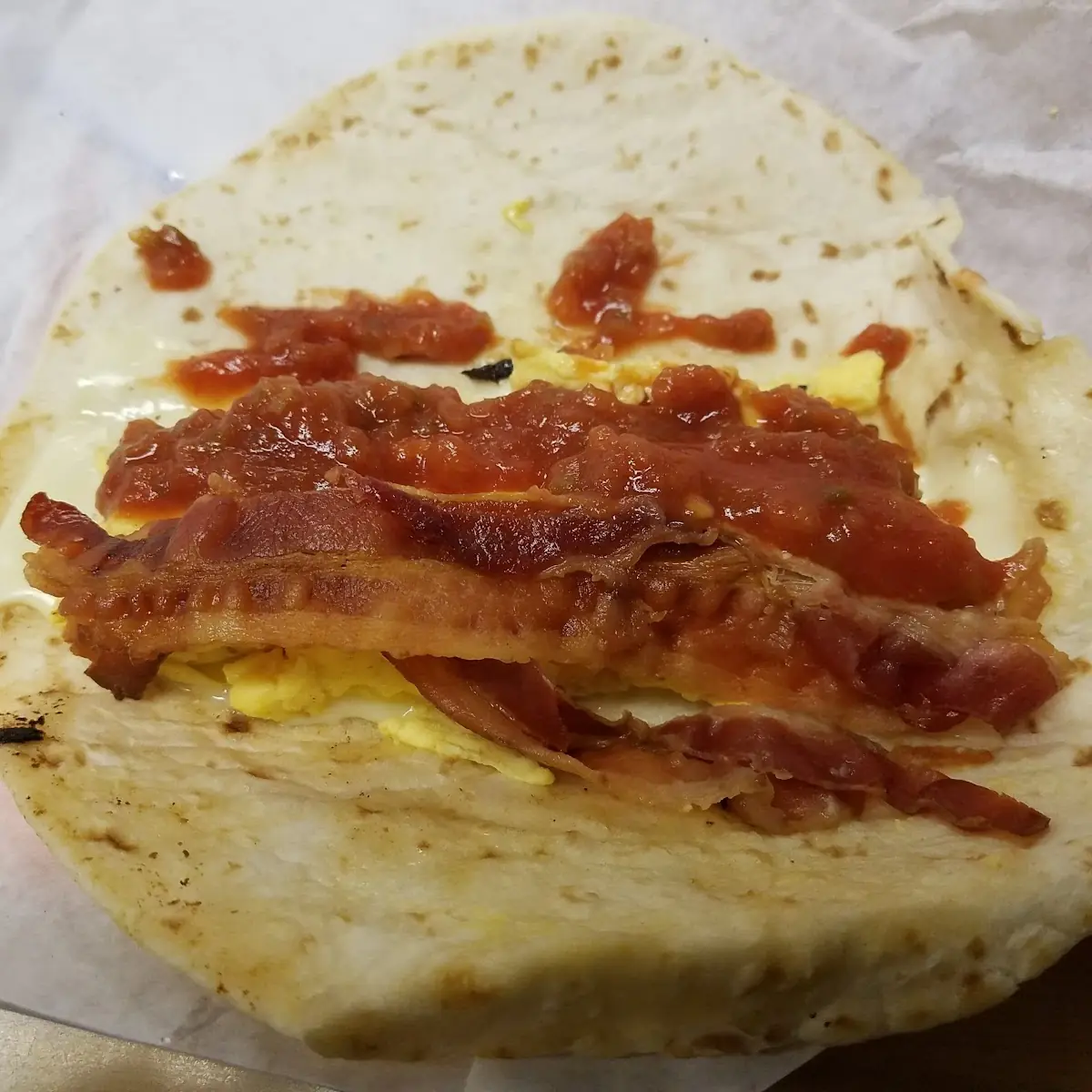 Bacon Egg Cheese Taco