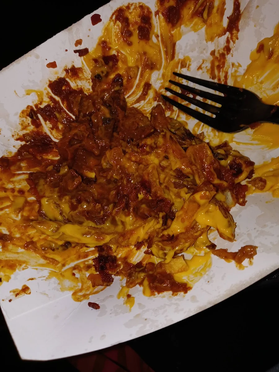 Chilli Cheese Fries with Bacon