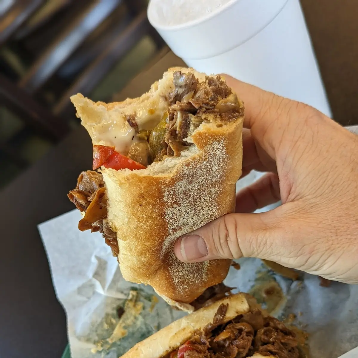 Philly Cheese Steak and Cheese