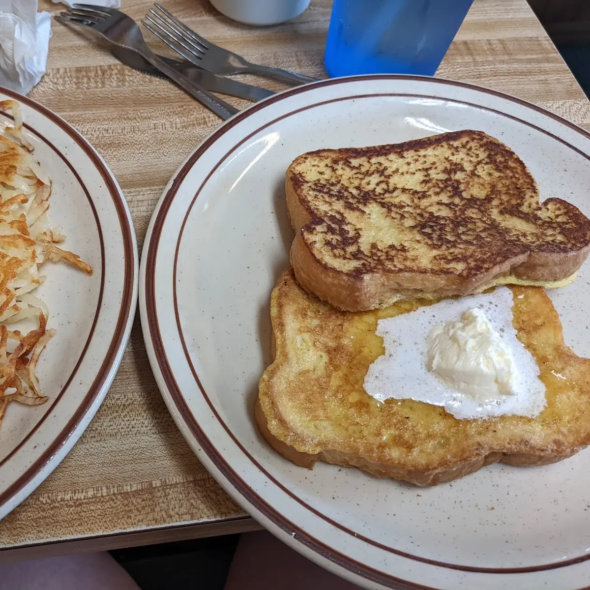 French Toast and Hashbrowns