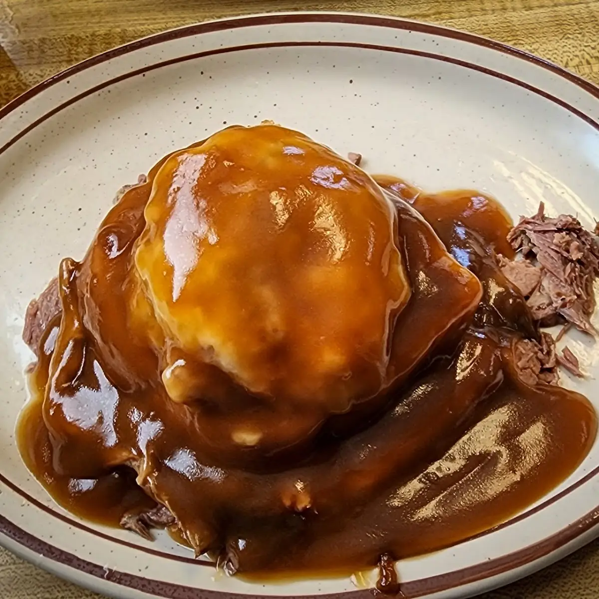 With Mashed Potatoes & Gravy