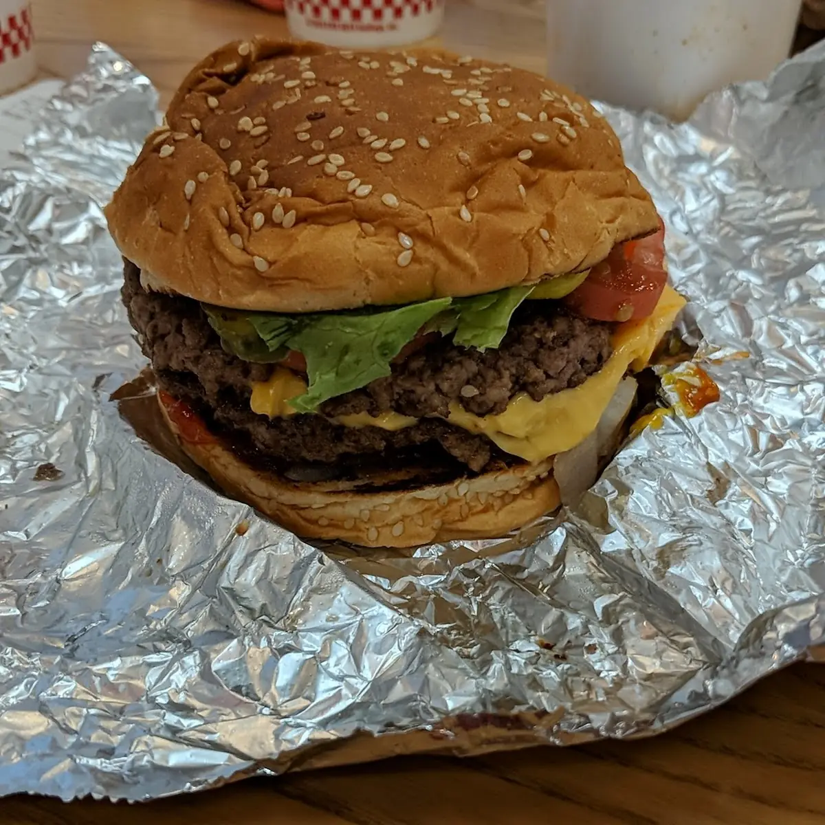 Bacon Double Cheeseburger All the Way