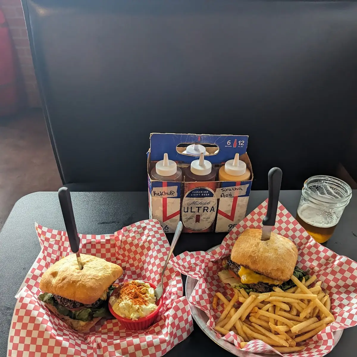 Burger and Fries