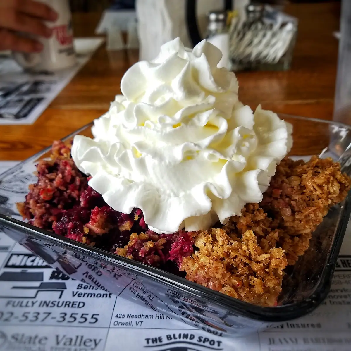 Three Berry Crisp