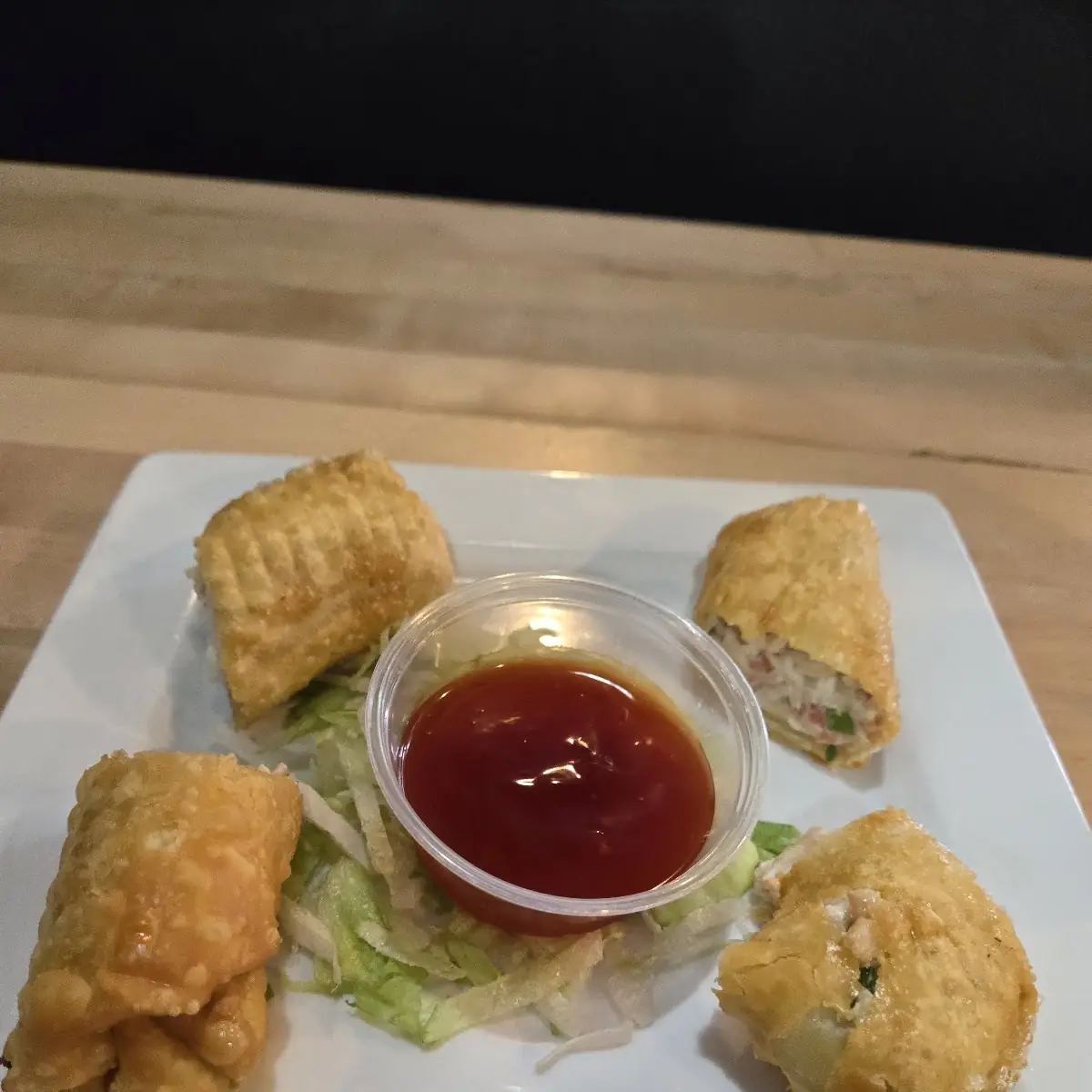 Crab Rangoon Egg Rolls