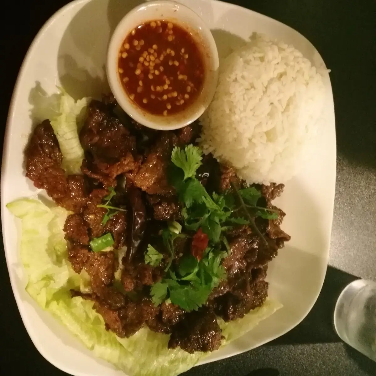 Tiger Cried Beef with White Rice