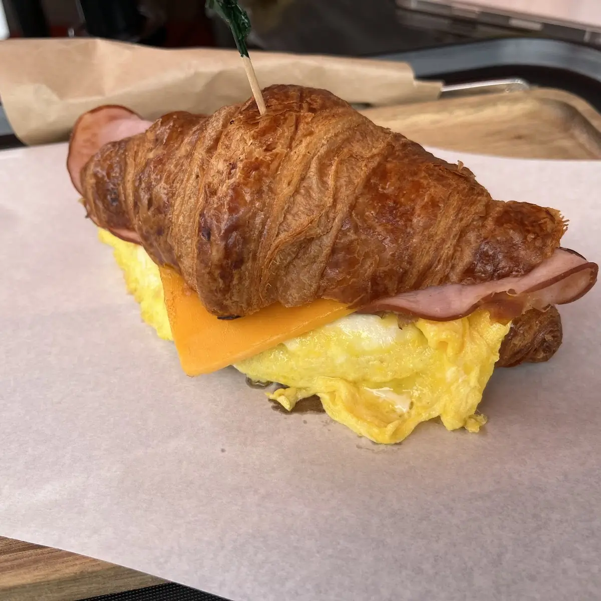 Ham and Cheese Croissant