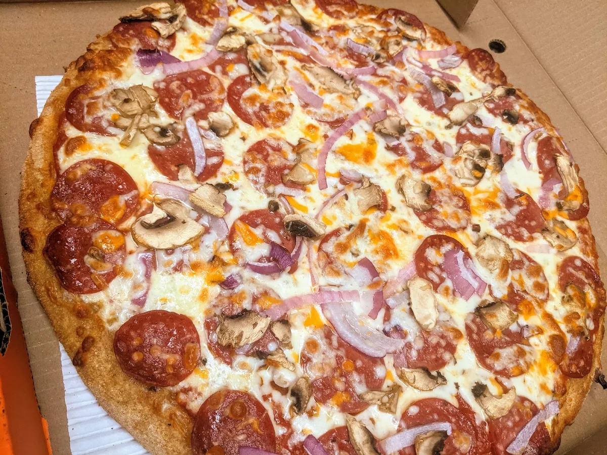 Whole Grain Dough Thick Crust Pizza, Pizza Pizza