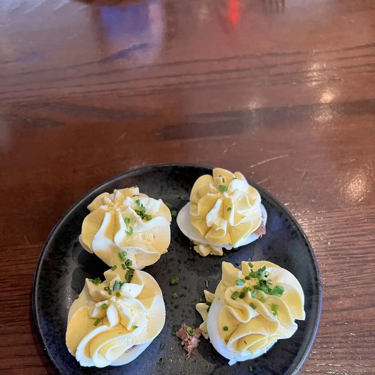 Bacon Jam Deviled Eggs