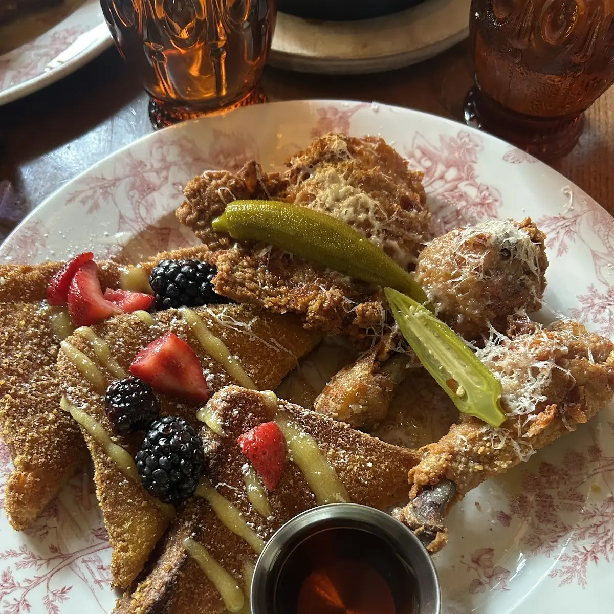 French Toast with Lemon Curd and Fresh Berries