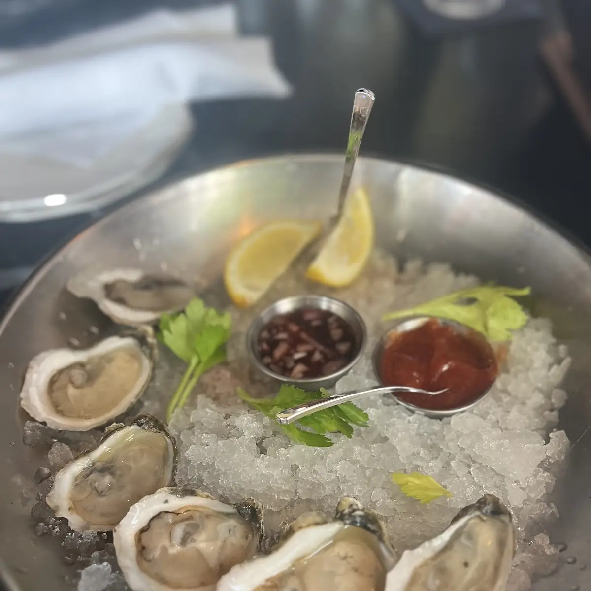 Local Oysters on the Half Shell