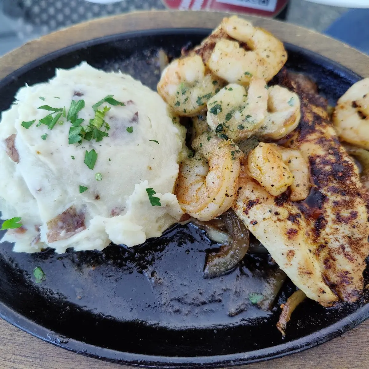 Shrimp 'N Parmesan Sirloin